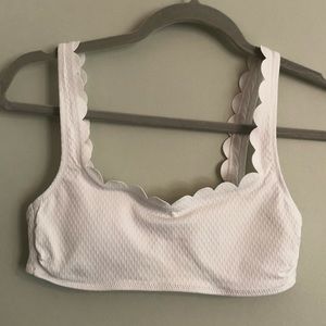 AERIE Scalloped Bikini TOP
